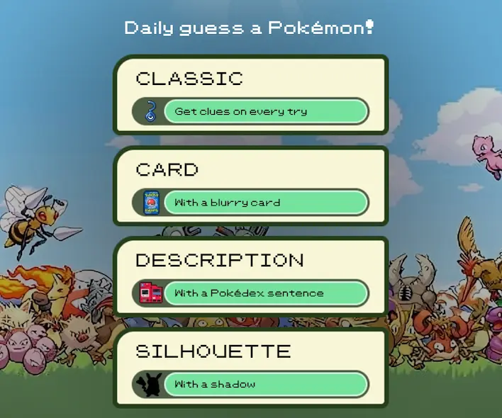 Pokedle answers preview